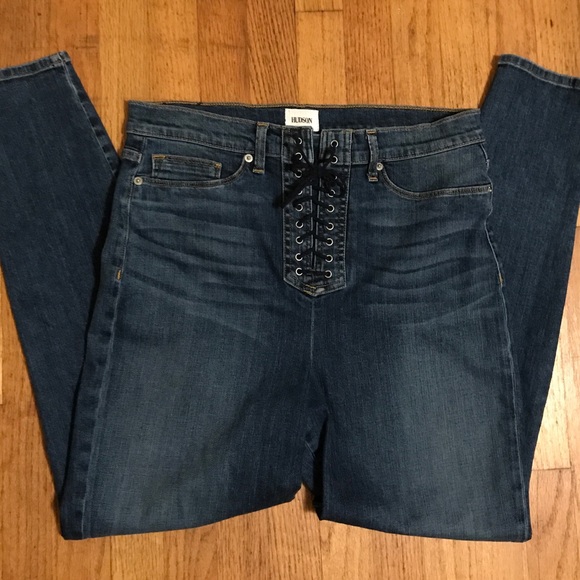 hudson bullocks lace up jeans